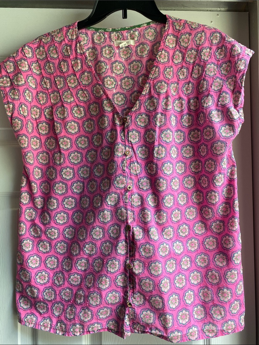 White stuff pink blouse UK size 14